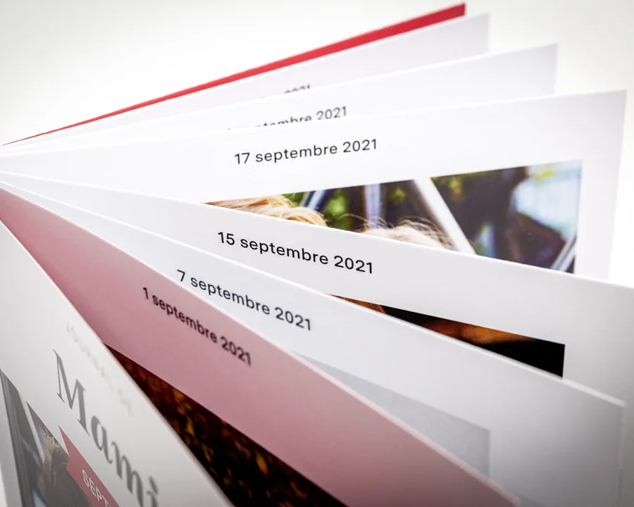 Double page intérieure